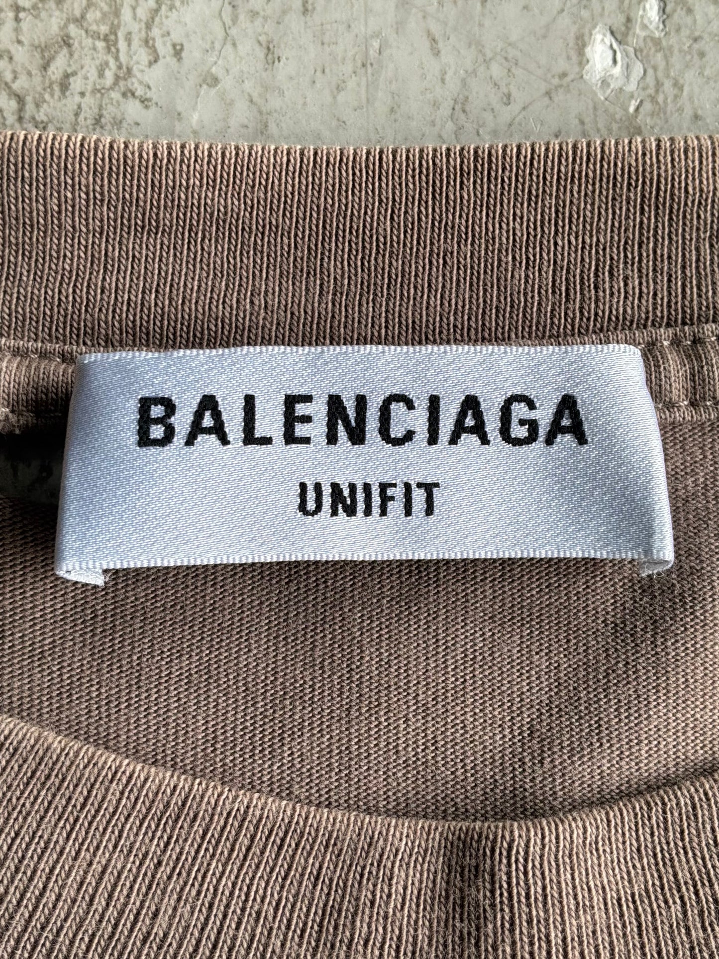 Balenciaga Script Distressed Tee