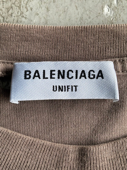 Balenciaga Script Distressed Tee