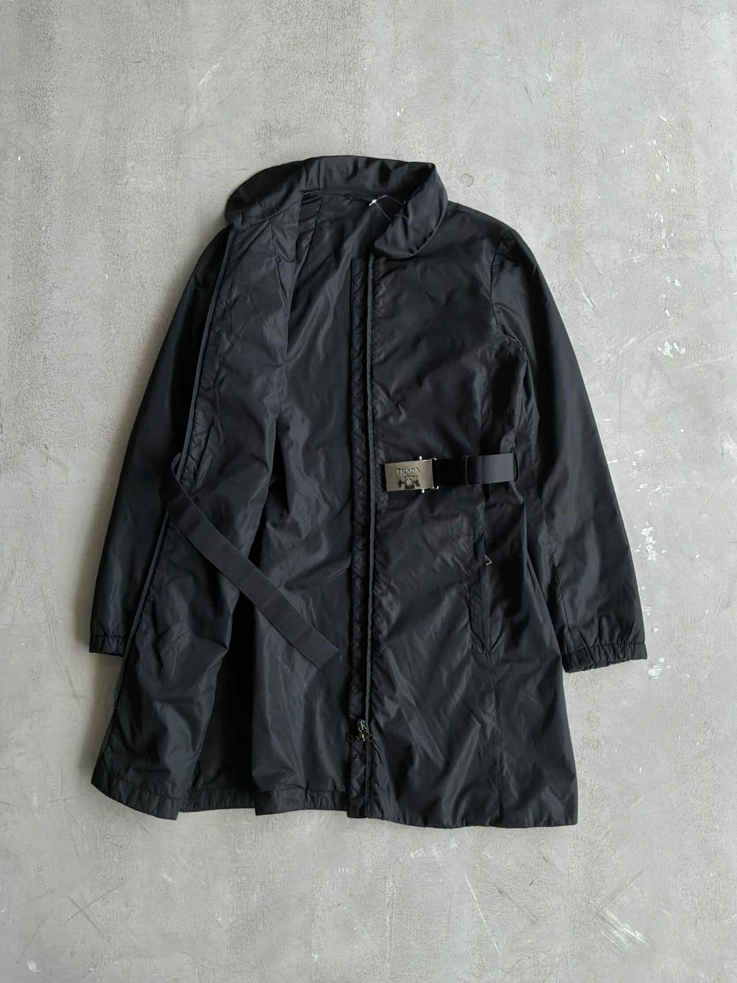 Prada Women’s Belted Nylon Trench Coat