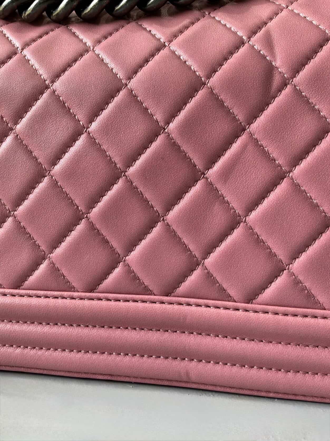 Chanel Light Pink Boy Bag