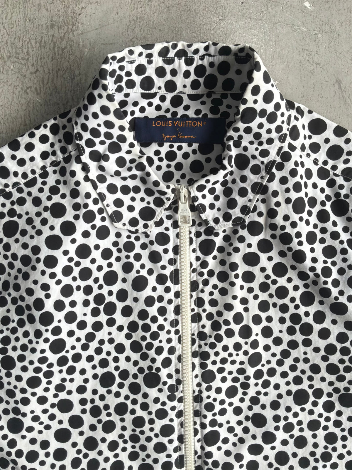 Louis Vuitton X Yayoi Kusama Polka Zip Up Shirt