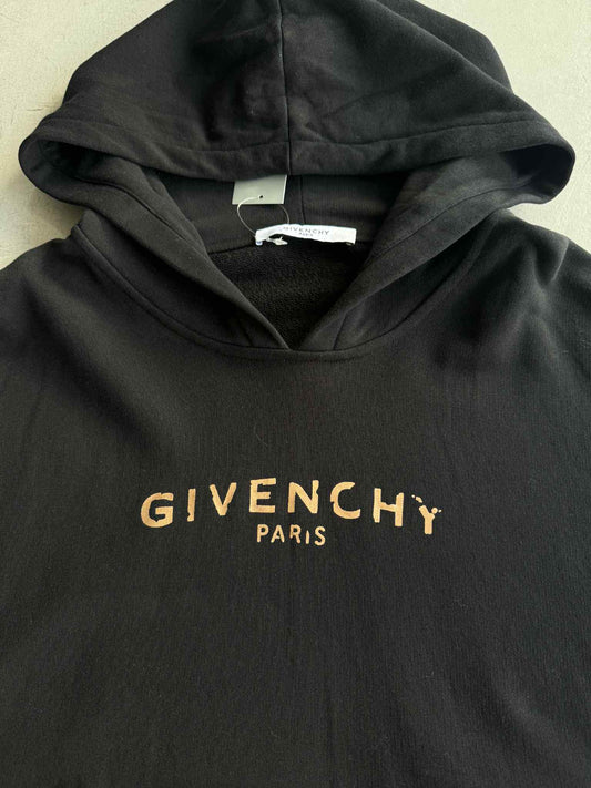 Givenchy Paris Spellout Black Hoodie