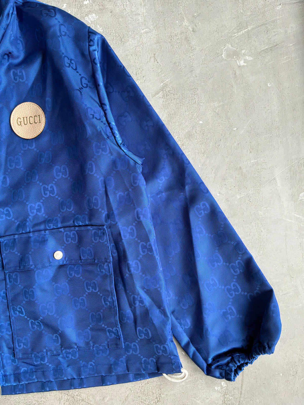 Gucci GG Blue Monogram Windbreaker