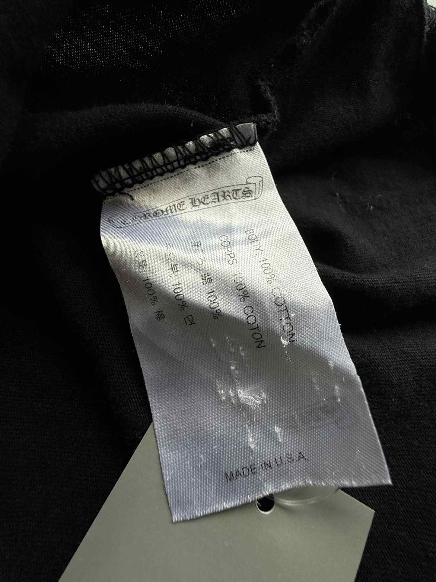 Chrome Hearts Black Horseshoe Design Shirt