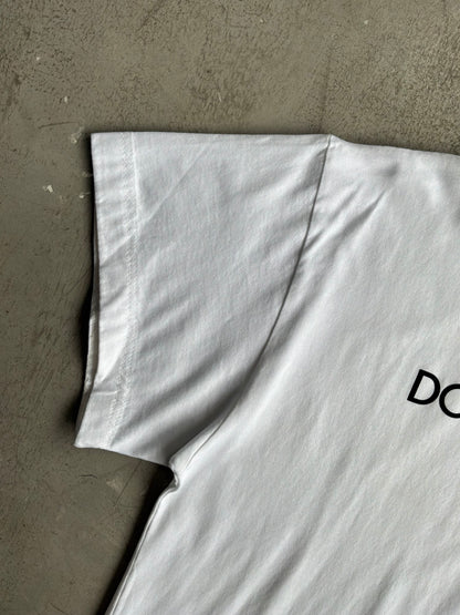 Dolce and Gabbana Spellout White Tee