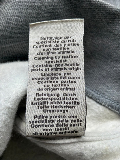Hermes Leather Patch Pullover Hoodie