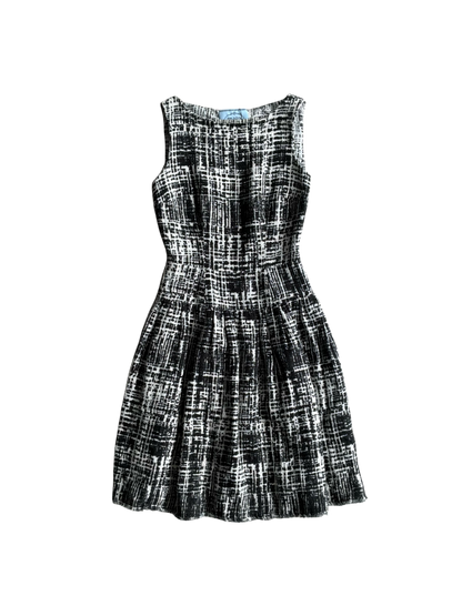 Prada Tweed Cocktail Dress