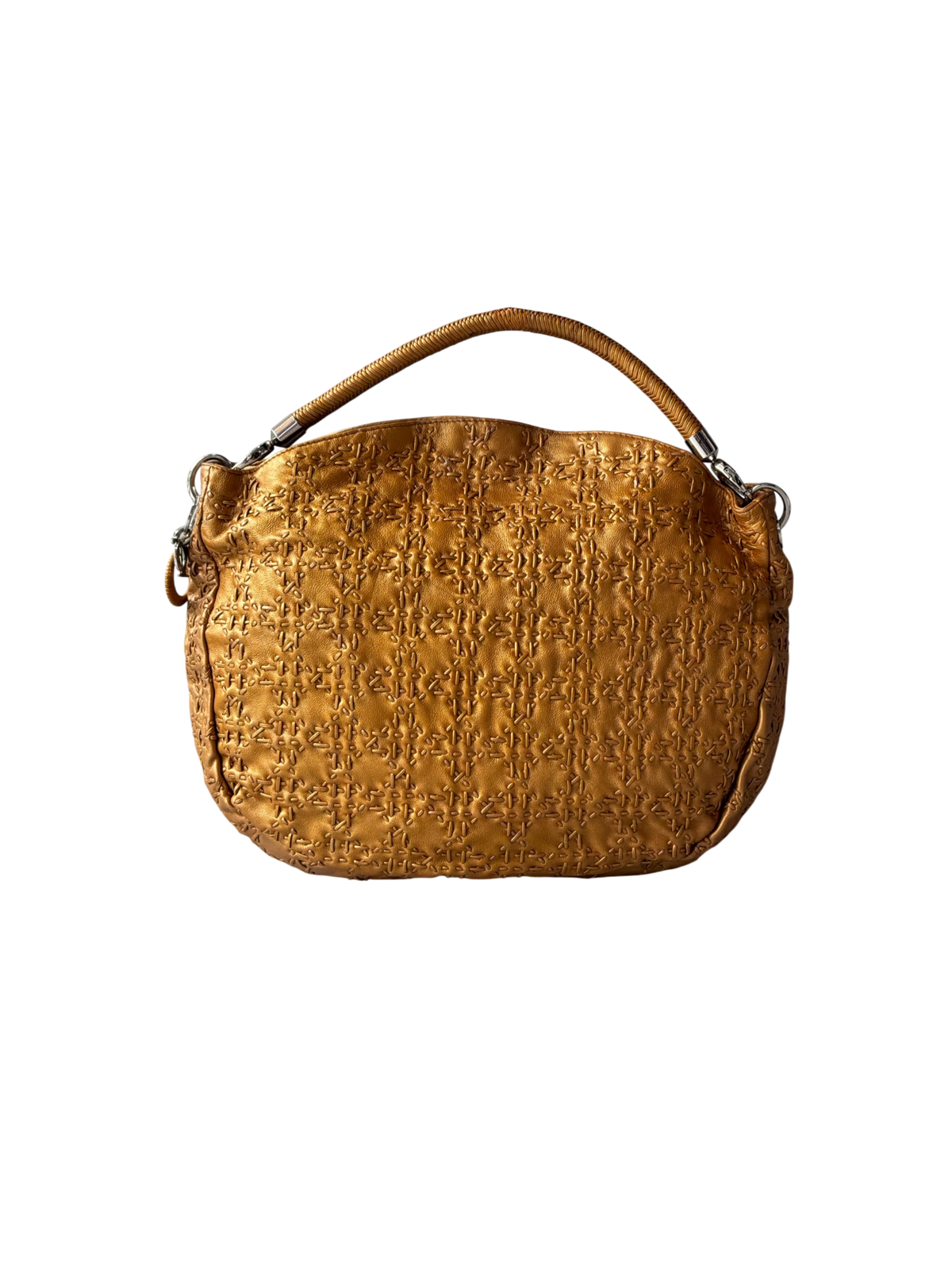 Dior Galliano Era Whipstitch Large Hobo Bag
