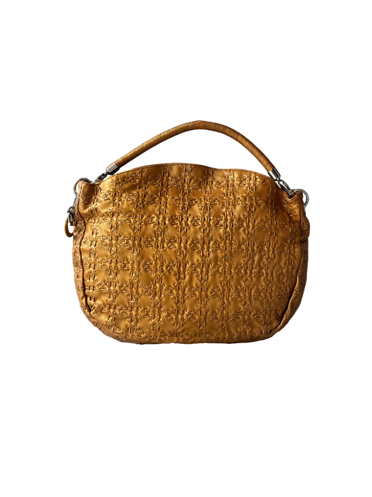 Dior Galliano Era Whipstitch Large Hobo Bag