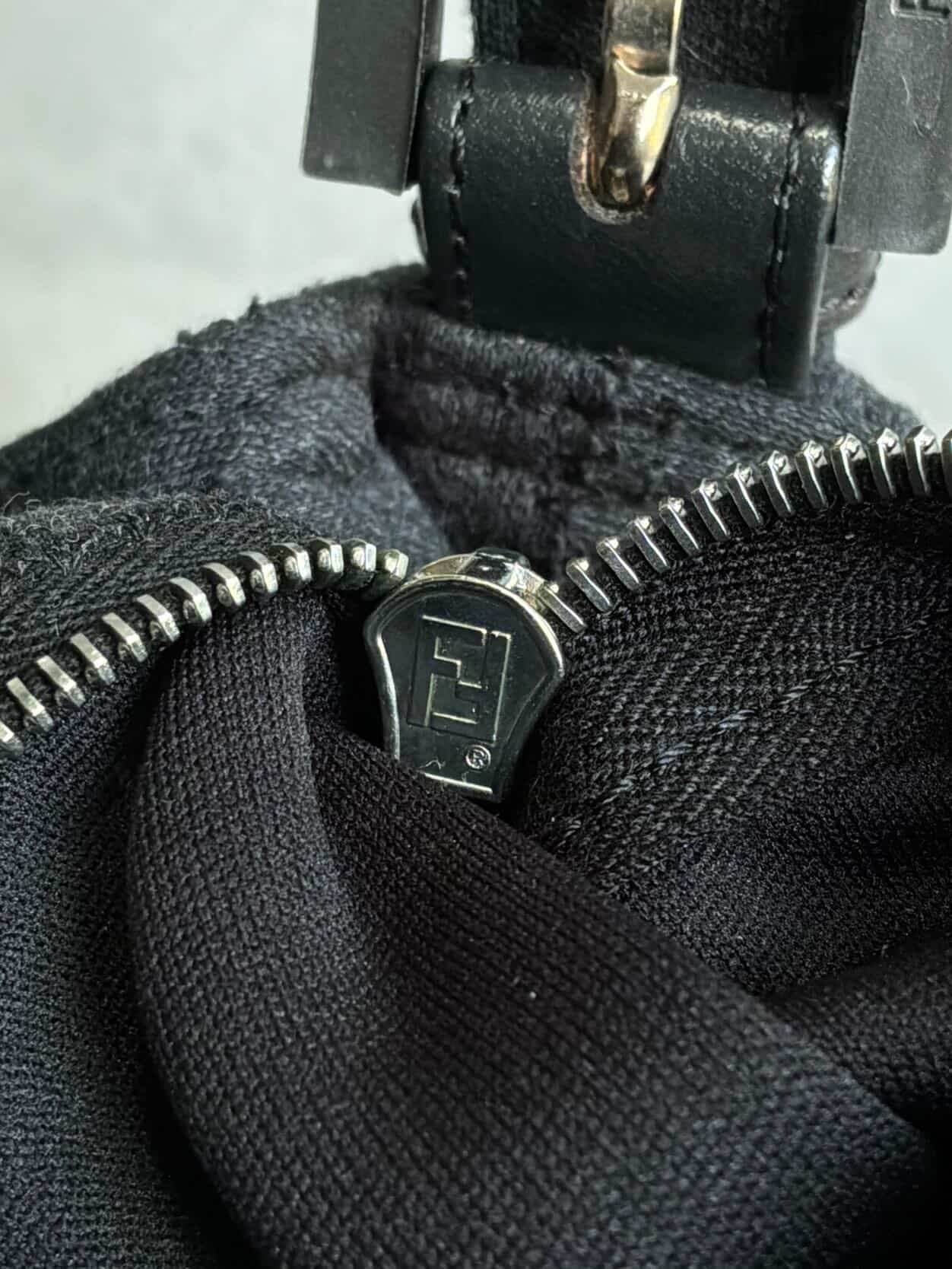 2000s Fendi Wool Baguette Bag