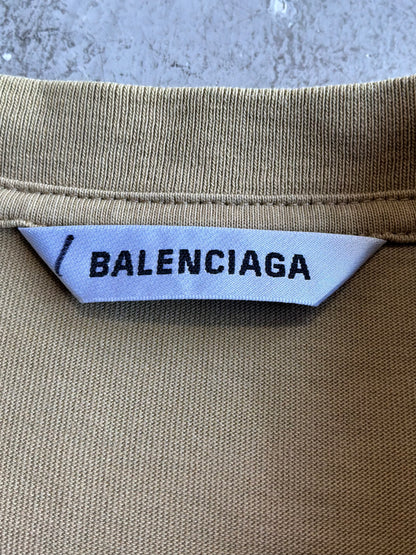 Balenciaga Spellout Chest Logo Tee