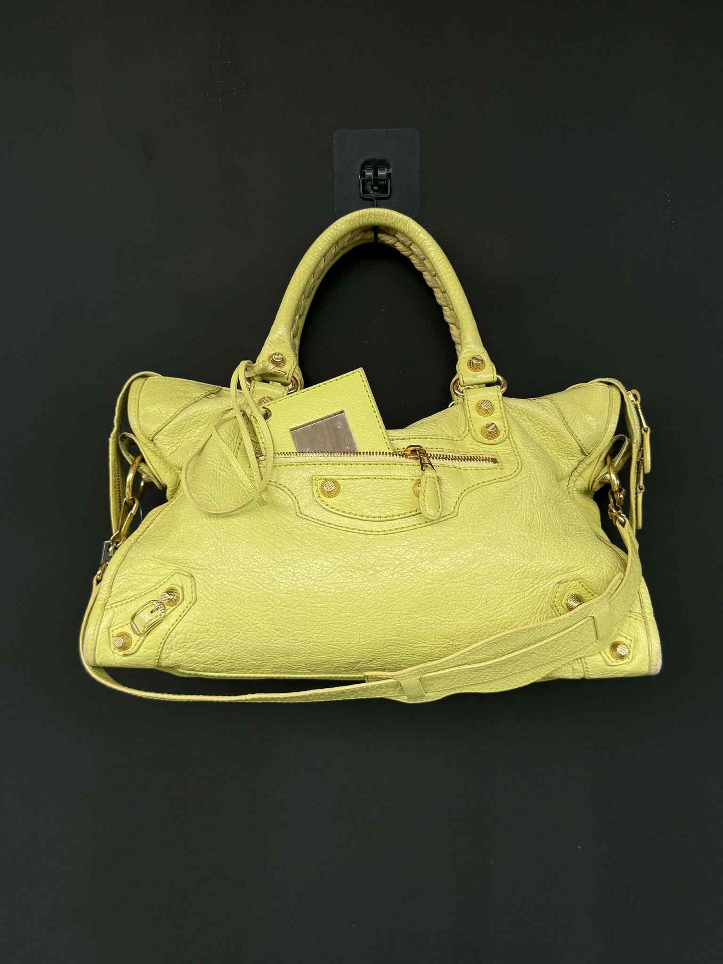 Balenciaga City Giant 12 Lime Gold Classic Bag