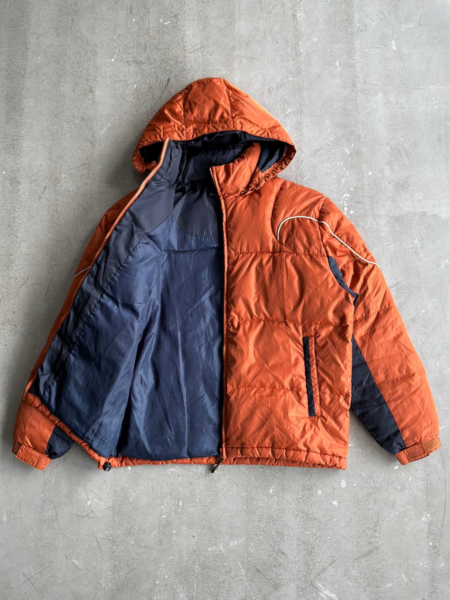 Balenciaga Vintage Orange Puffer Jacket