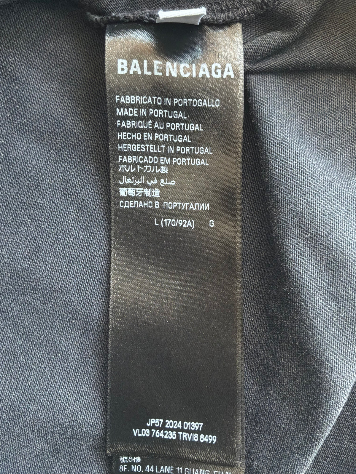 Balenciaga Spellout Tye Die Shirt