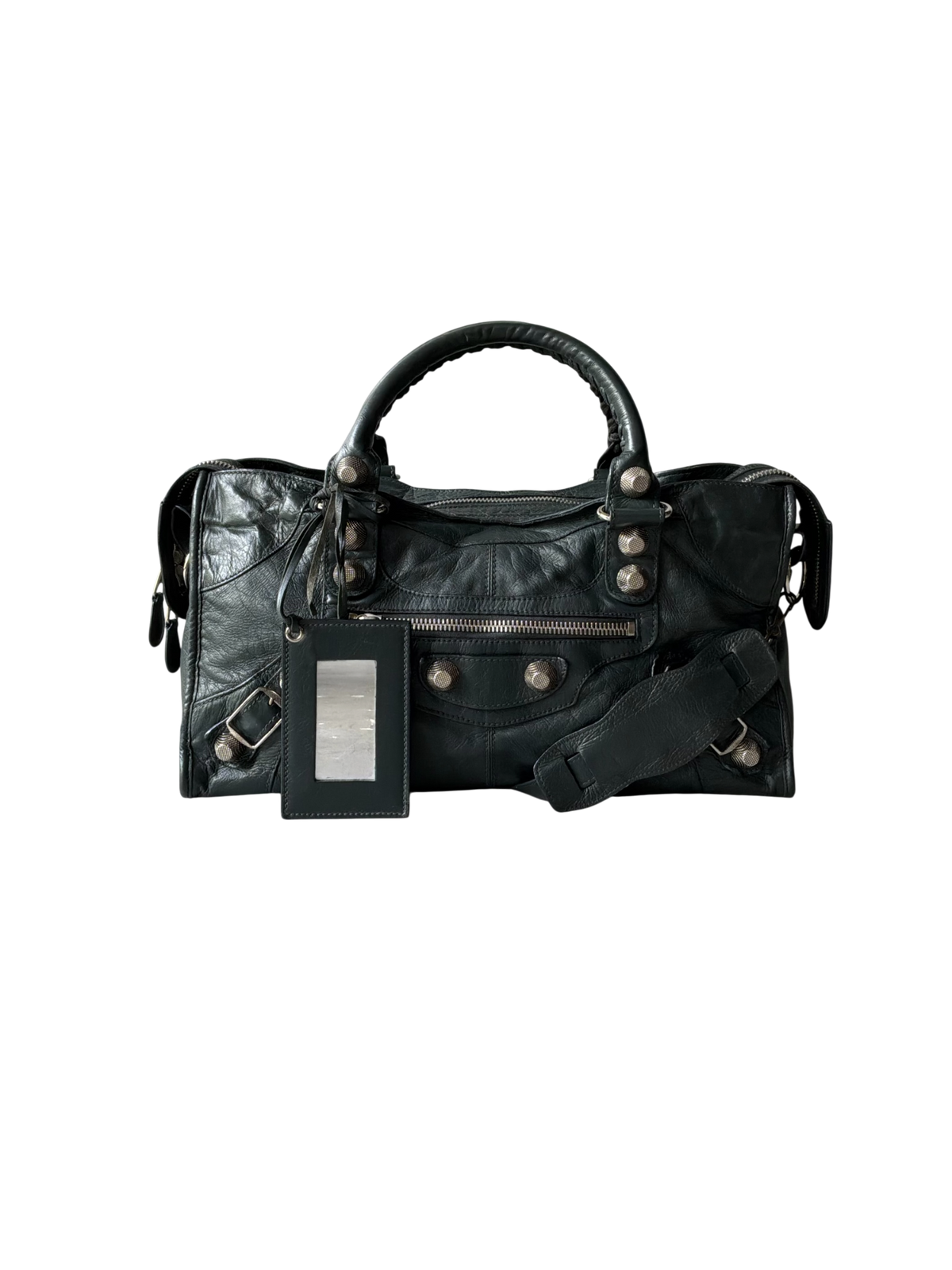 Balenciaga Part Time Dark Green Giant 21 Lambskin Bag
