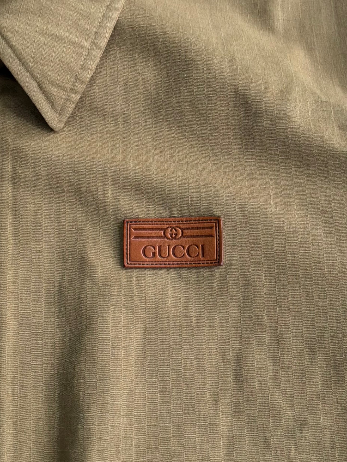 Gucci Tan Monogram Reversible Jacket