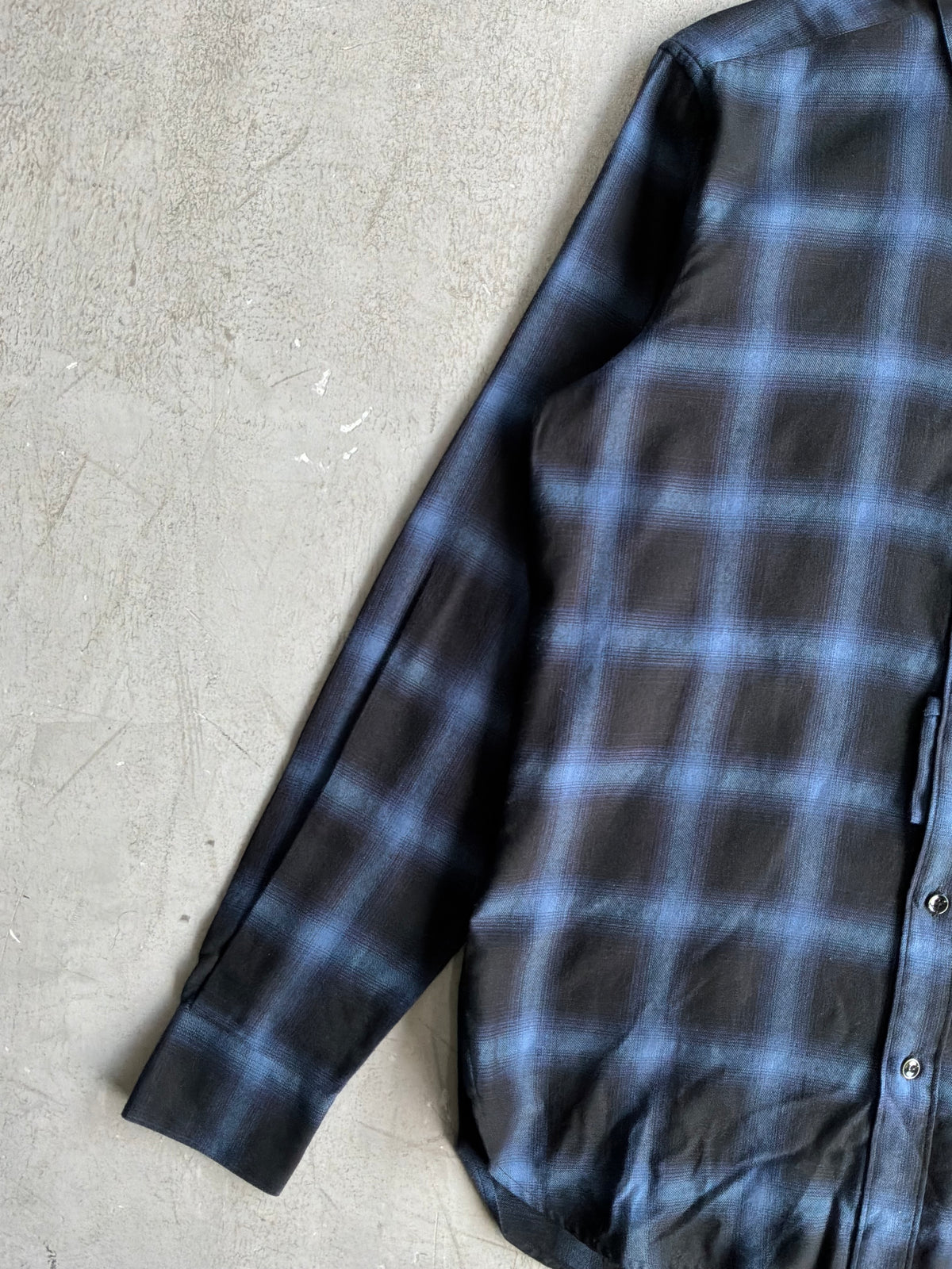 Saint Laurent Paris Checkered Longsleeves Shirt