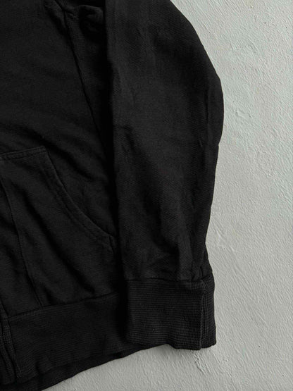 Vintage Chrome Hearts Cross Patched Silver Zip Hoodie