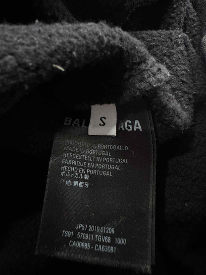 Balenciaga Paris Flag Cotton Hoodie