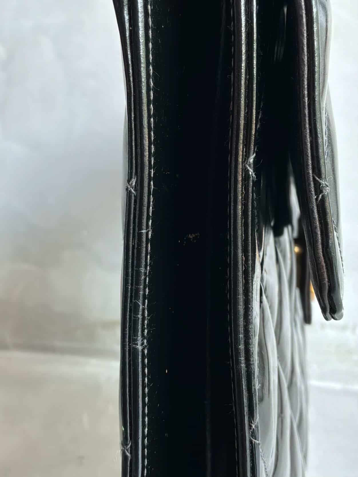90’s Chanel Patent Leather Briefcase