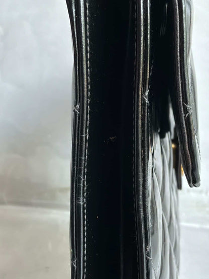 90’s Chanel Patent Leather Briefcase
