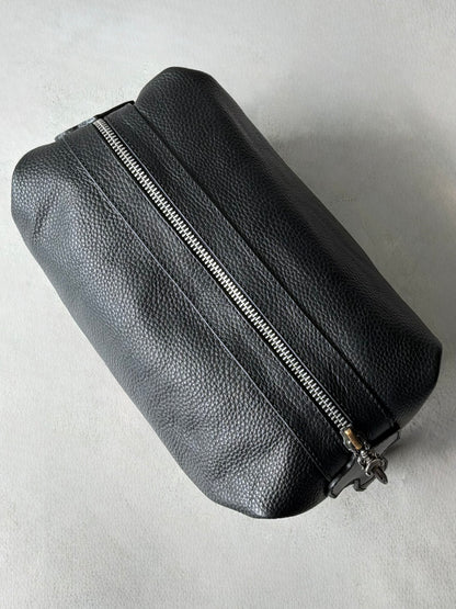 Chrome Hearts Grained Leather Clutch Bag