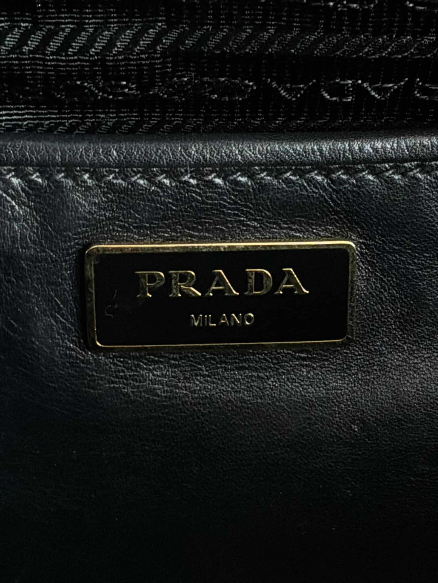 Prada Soft Calfskin Big Chain Shoulder Bag