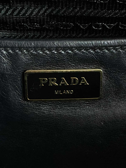Prada Soft Calfskin Big Chain Shoulder Bag