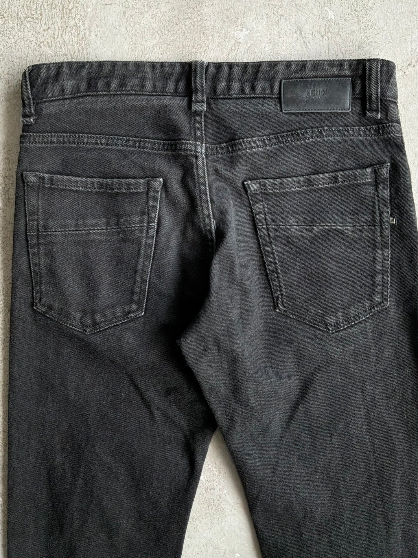 Fendi Karl Lagerfeld Denim Pants