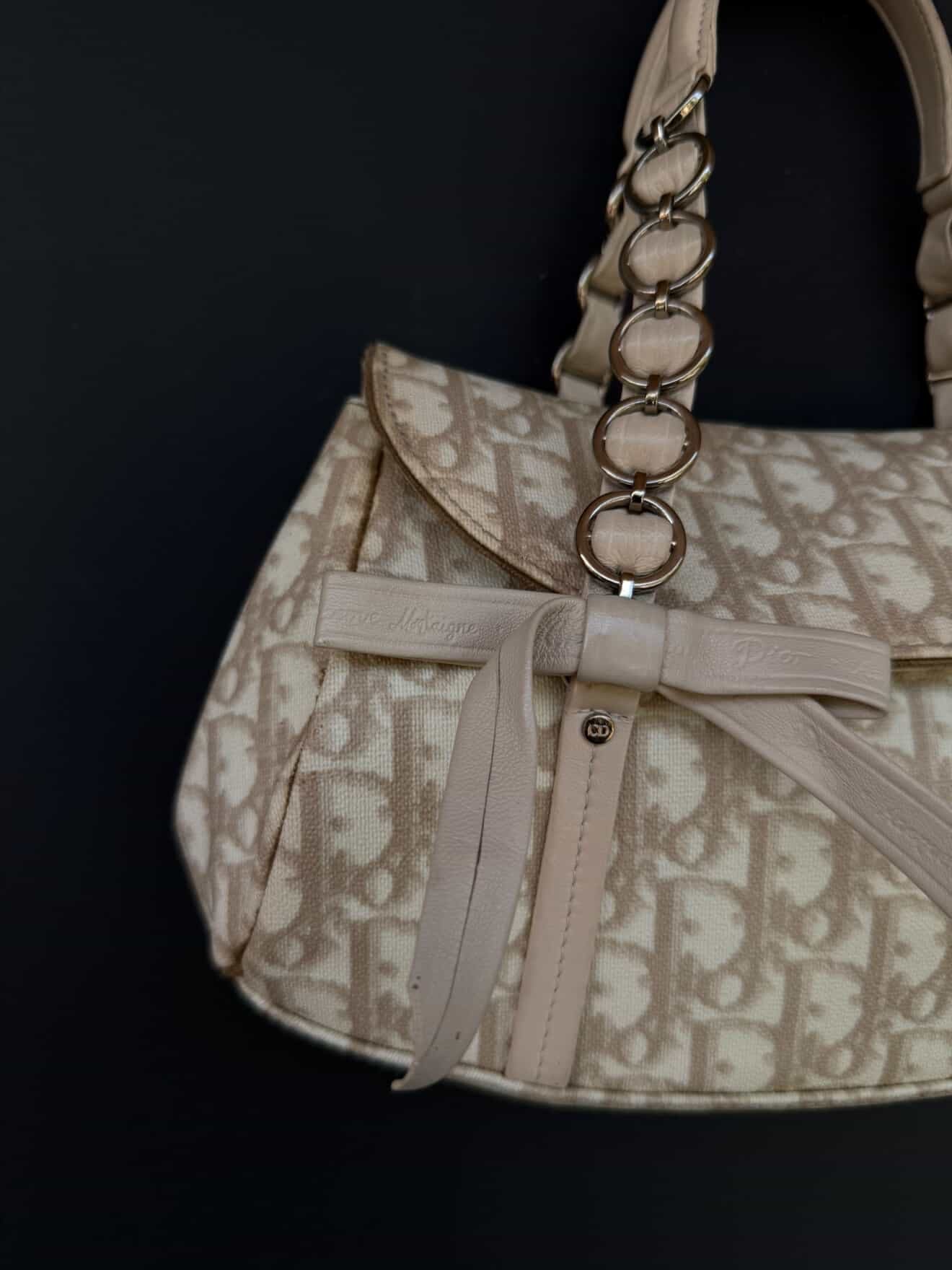 Dior Vintage Romatique Monogram Handbag