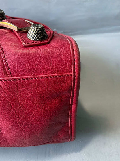 Balenciaga Classic City Giant 21 Bronze Red Lambskin Bag