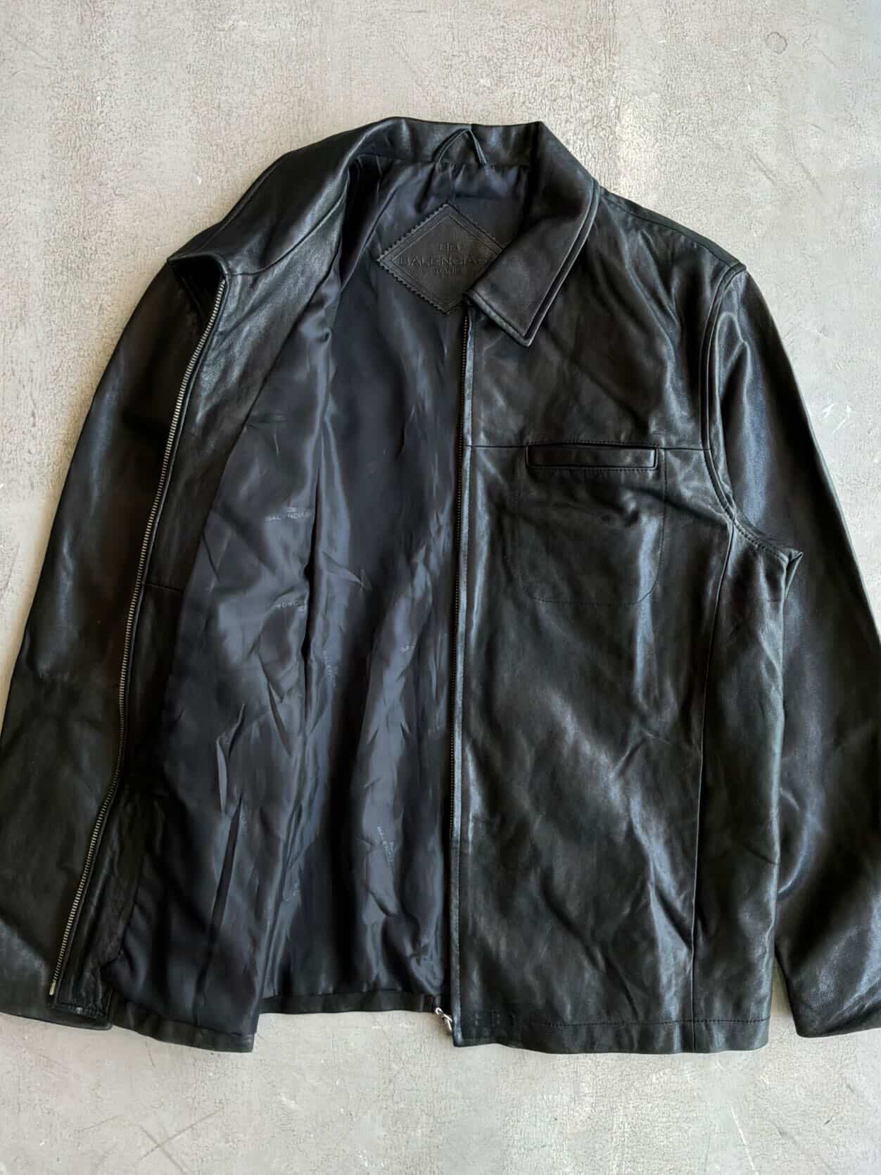Balenciaga Vintage Harrington Leather Jacket