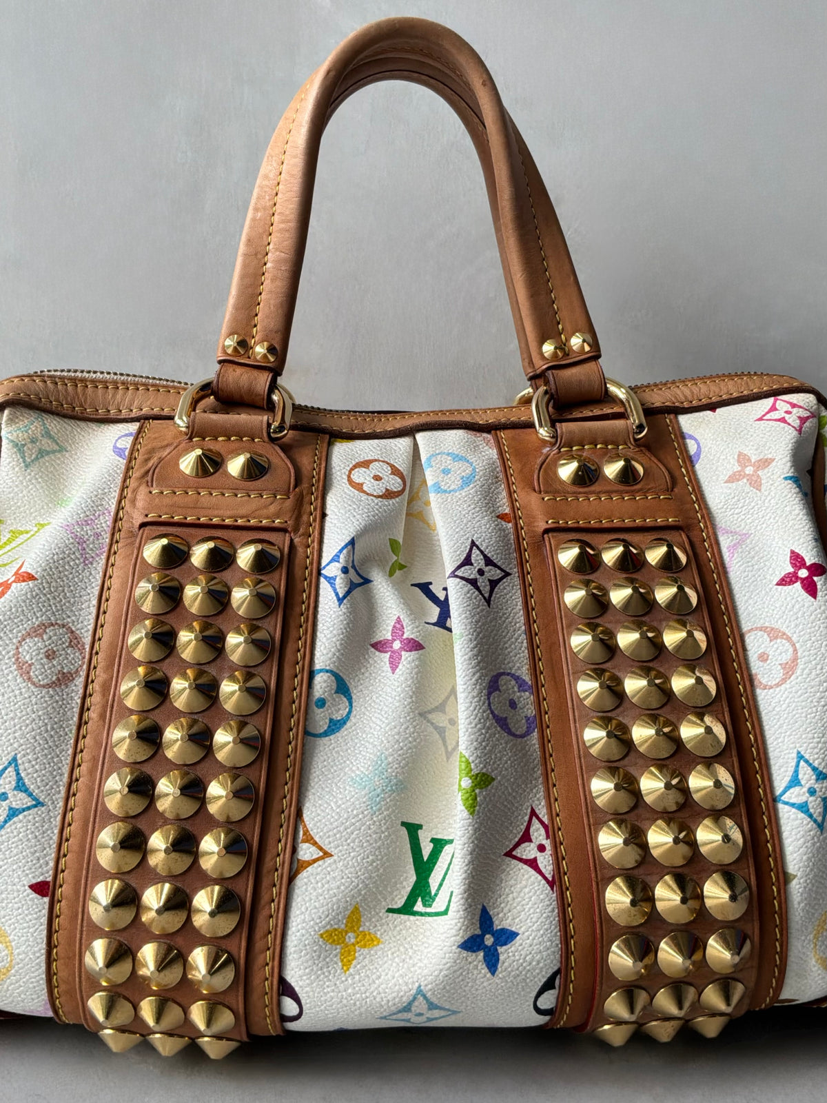 Louis Vuitton x Murakami Courtney White Multicolor Bag