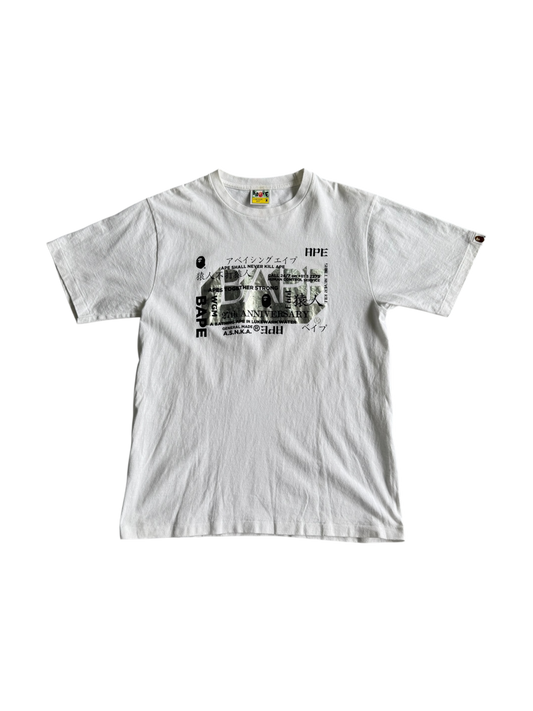 Bape 27TH Anniversary Foil Tee