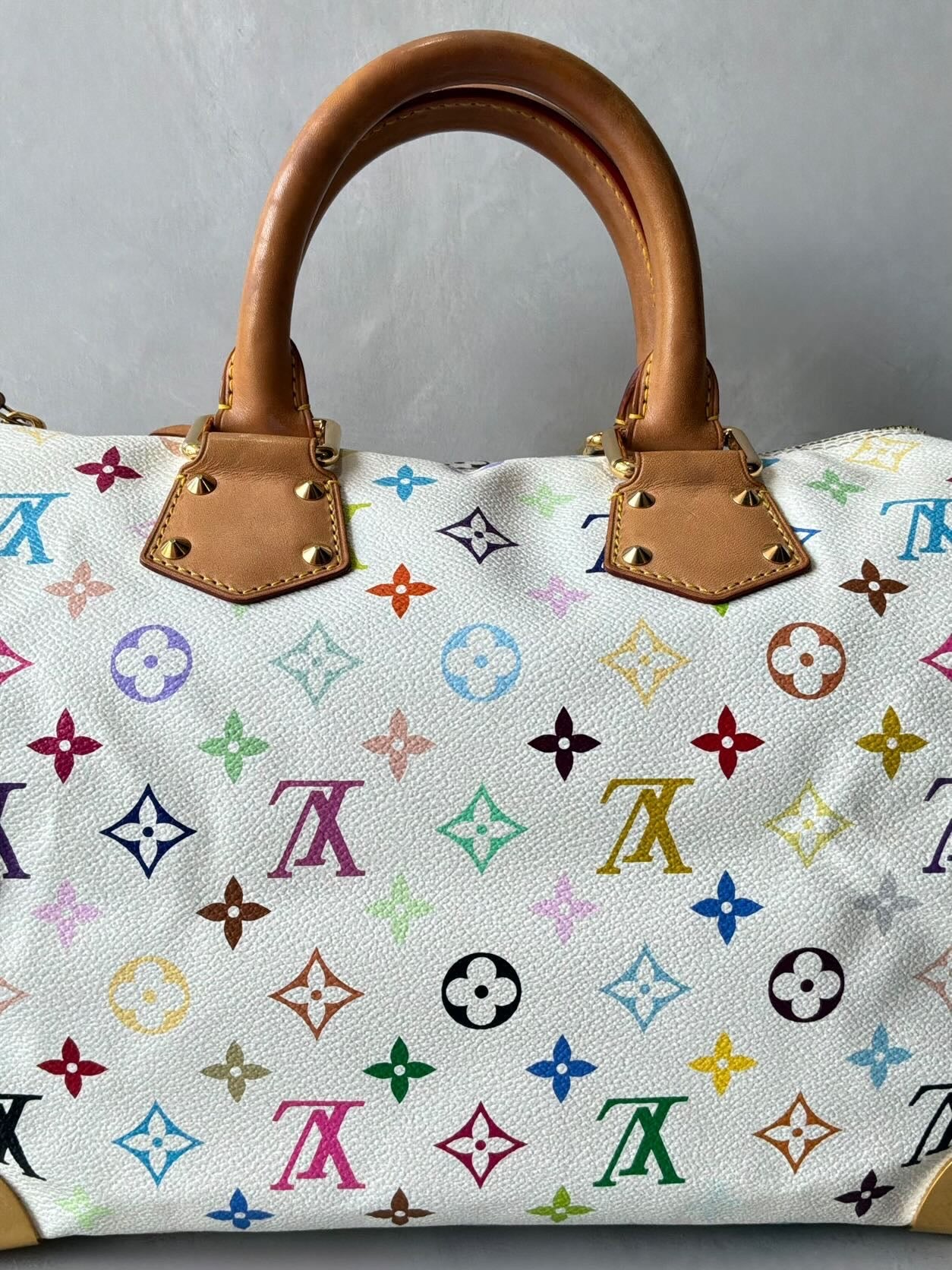 Louis Vuitton X Murakami White Multicolor Speedy 30