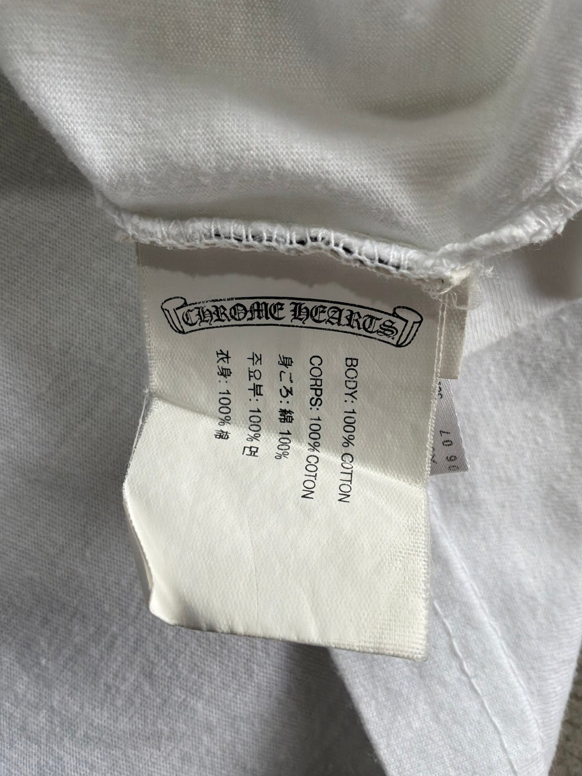 Chrome Hearts Tri Tonal Celtic White Tee