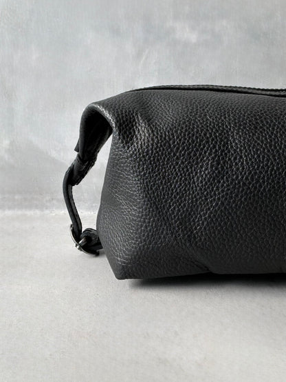 Chrome Hearts Grained Leather Clutch Bag