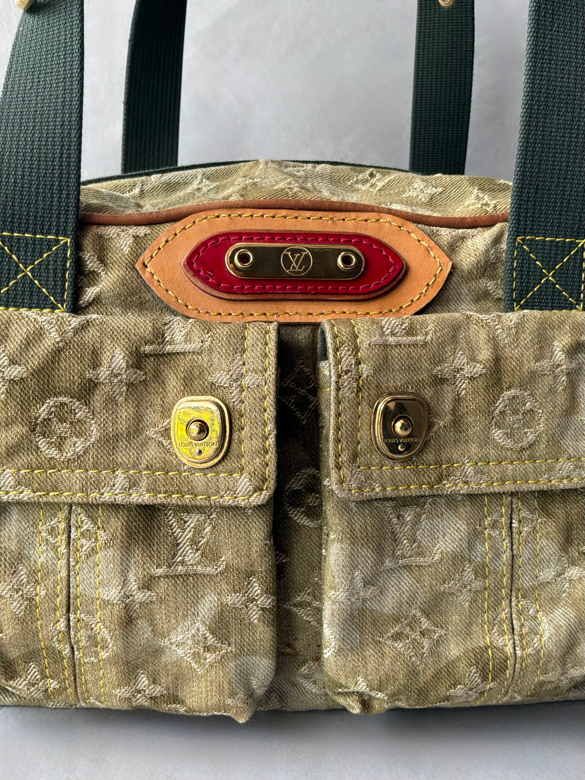 Louis Vuitton x Murakami Monogramouflage Denim Jasmin Bag