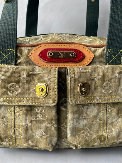 Louis Vuitton x Murakami Monogramouflage Denim Jasmin Bag