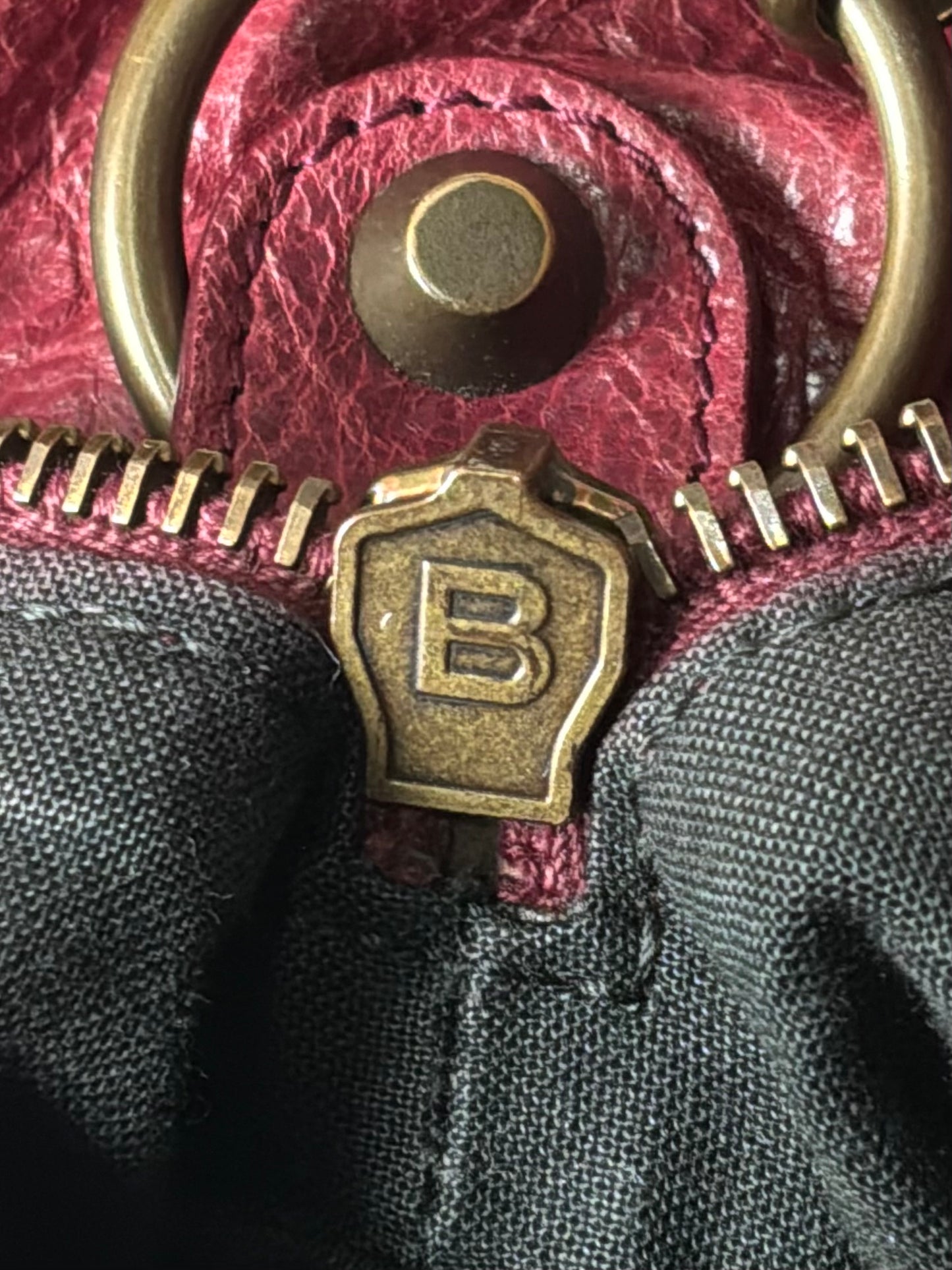 Balenciaga Twiggy Red Lambskin Bag