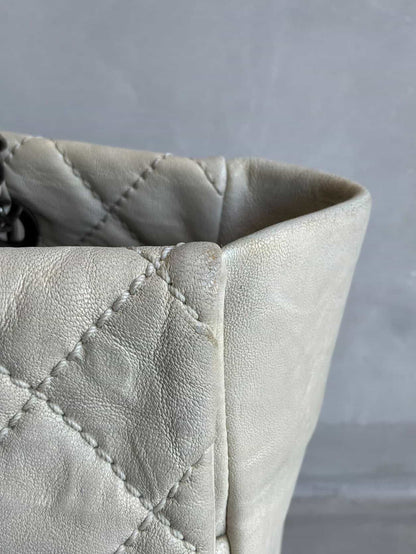 Chanel CC Cambon Quilted Flap Tote Bag