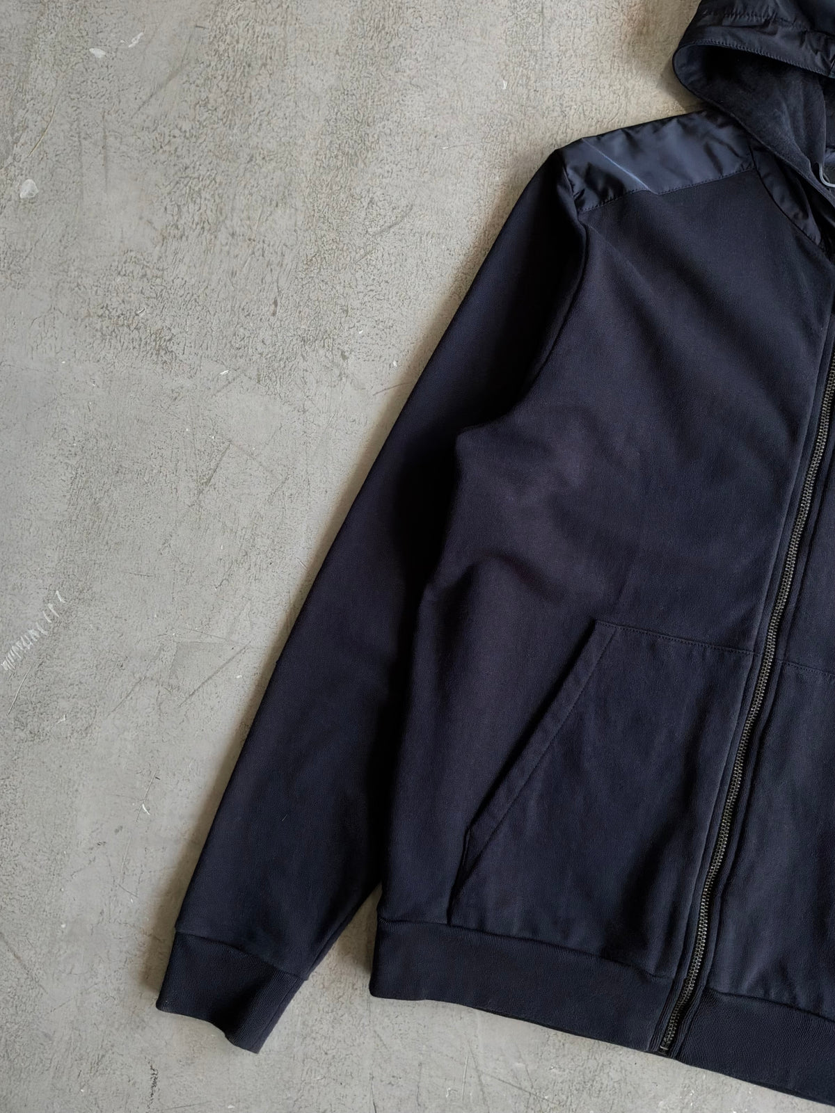 Prada Color Block Zip Hoodie