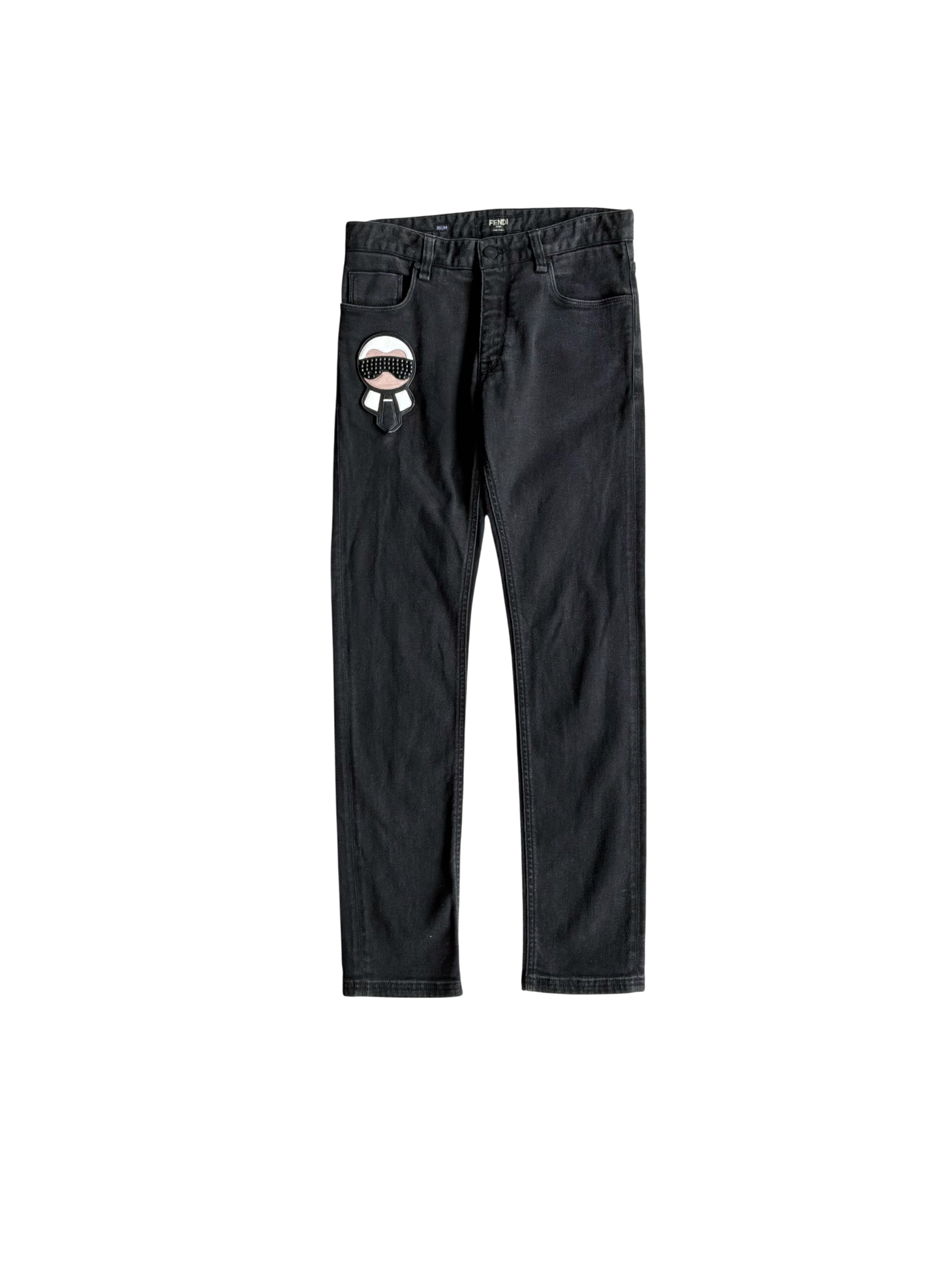 Fendi Karl Lagerfeld Denim Pants
