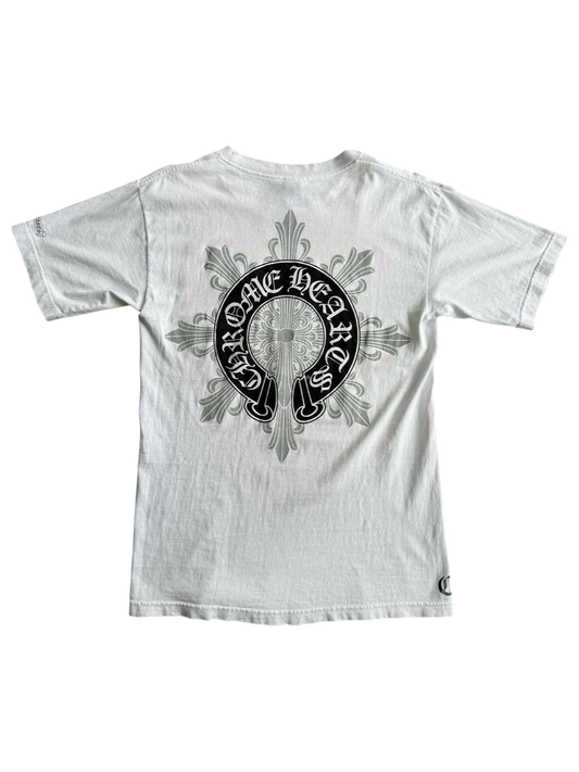 Vintage Chrome Hearts Floral Horseshoe Tee