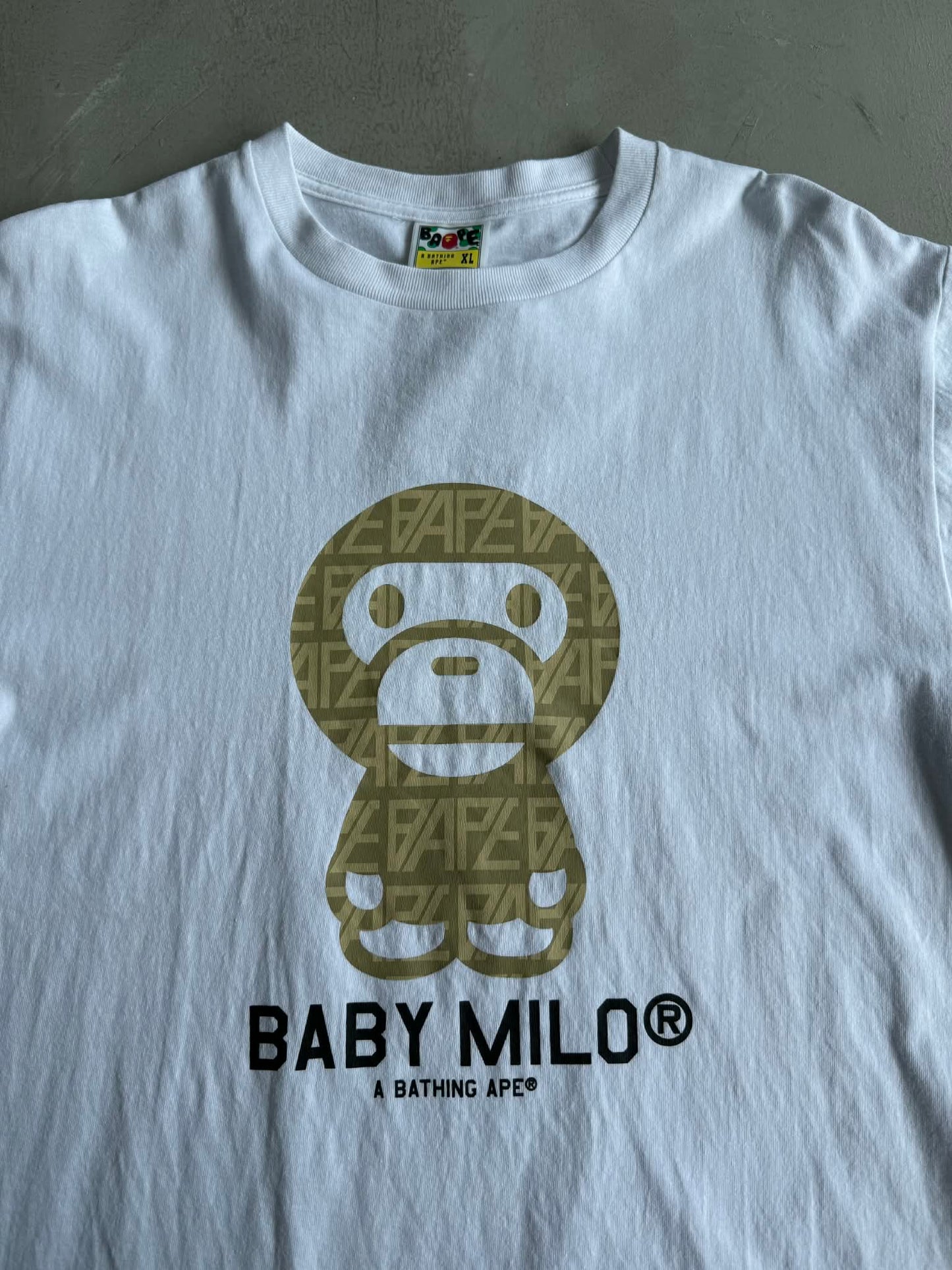 Bape Logo Monogram Baby Milo Tee