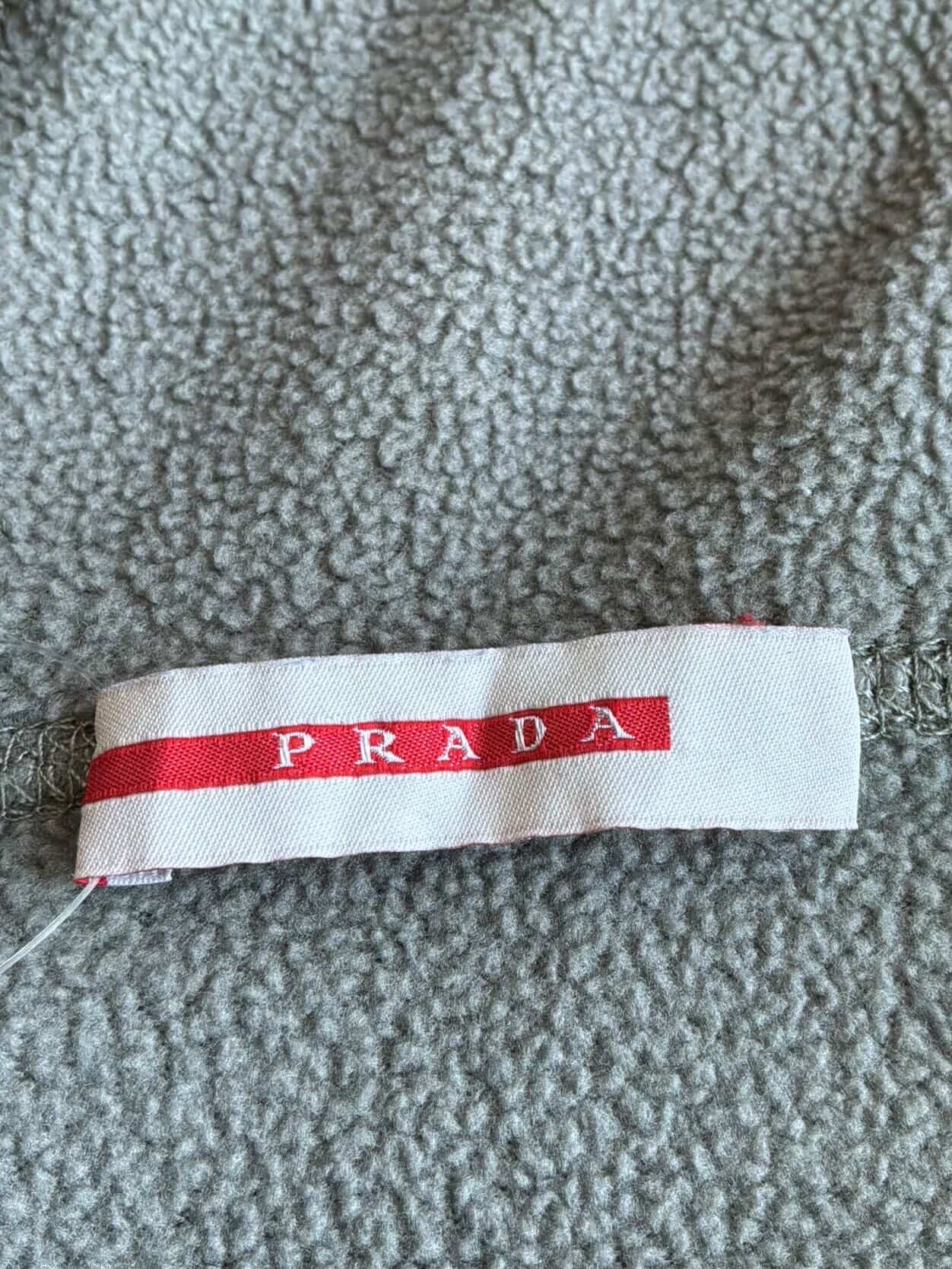 Prada Fleece Zip Hoodie