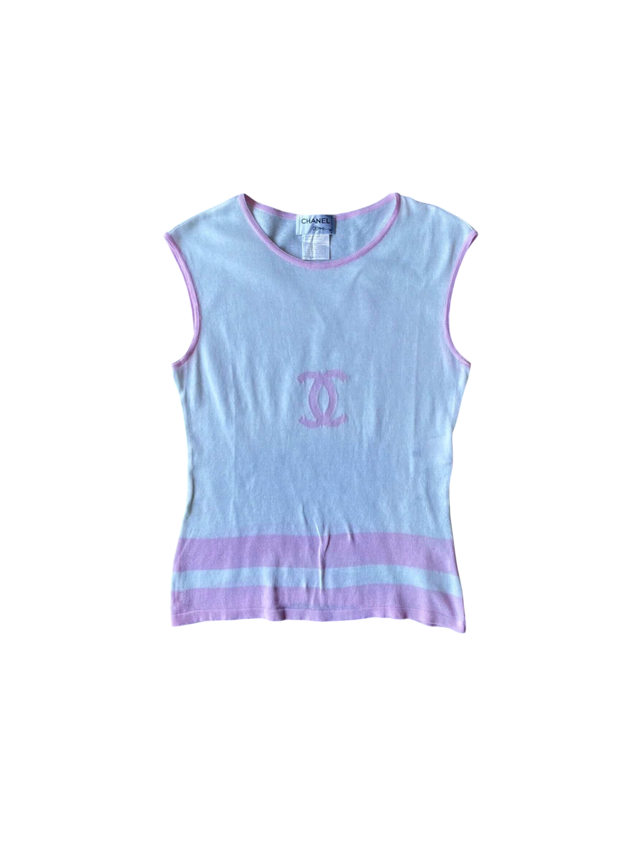2000’s Chanel Knit CC Tank Top