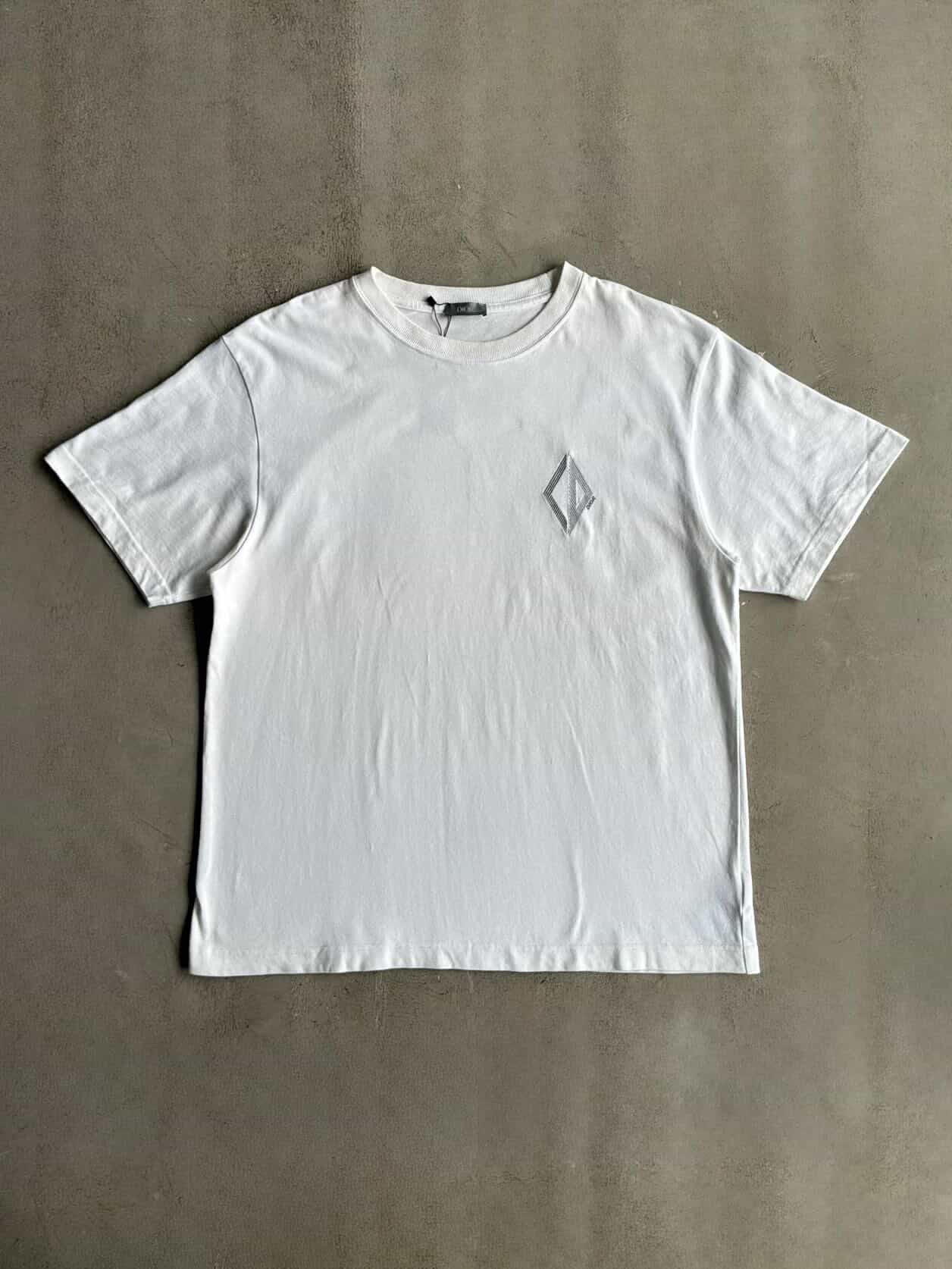 Dior Embroidered Chest Logo Tee