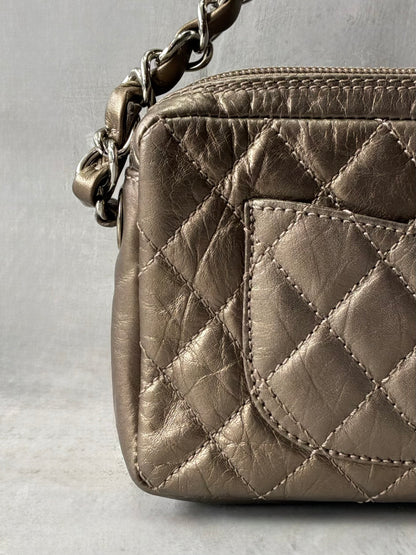 Chanel Cambon Ligne Pochette Chain Strap Bag
