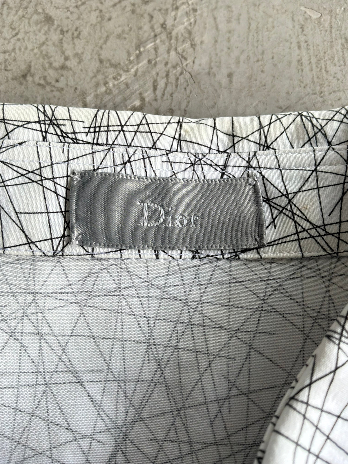 Dior Assymetrical Design Polo Longsleeves